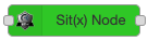 Sit(x) Node in the Node-RED Palette